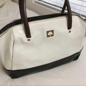 Kate Spade Patent Leather Weekender Catalina Bag